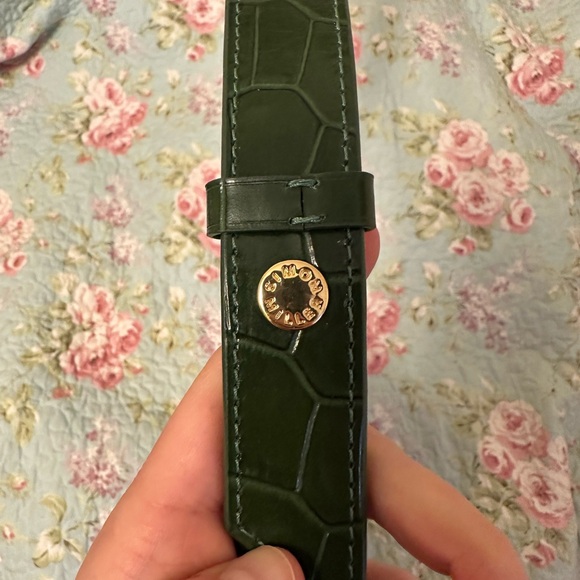 SIMON MILLER PUFF BAG GREEN CROC - Picture 3 of 3